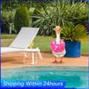 Summer Porch Goose Outfits Decorative Lawn Goose Statue Clothes Funny Goose Clothing with Sunglasses for Holiday Garden Lawn