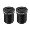 2pcs Security Lens Wide Angle CCTV 3.6mm 3MP HD Pixel Accessory for Camera
