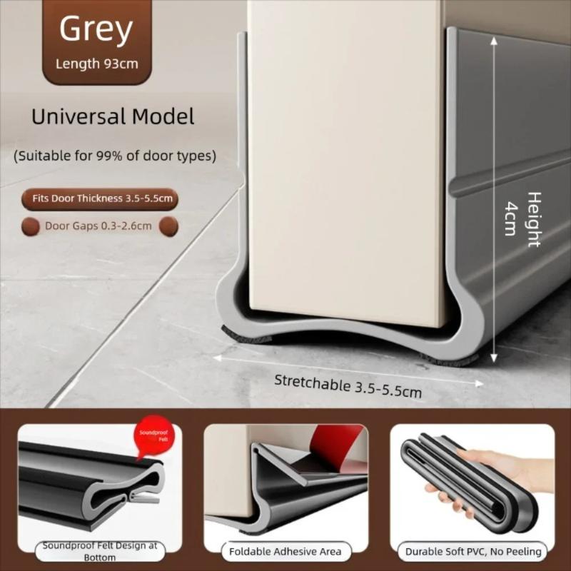 1pc Soundproofing strips, door seams, sealing strips, door doors, soundproof door stickers, bedroom doors
