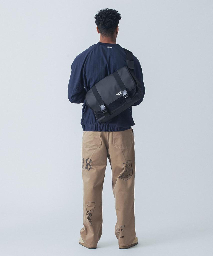 Cyrus Hand Flare Case Shoulder Black Bag, Men's,