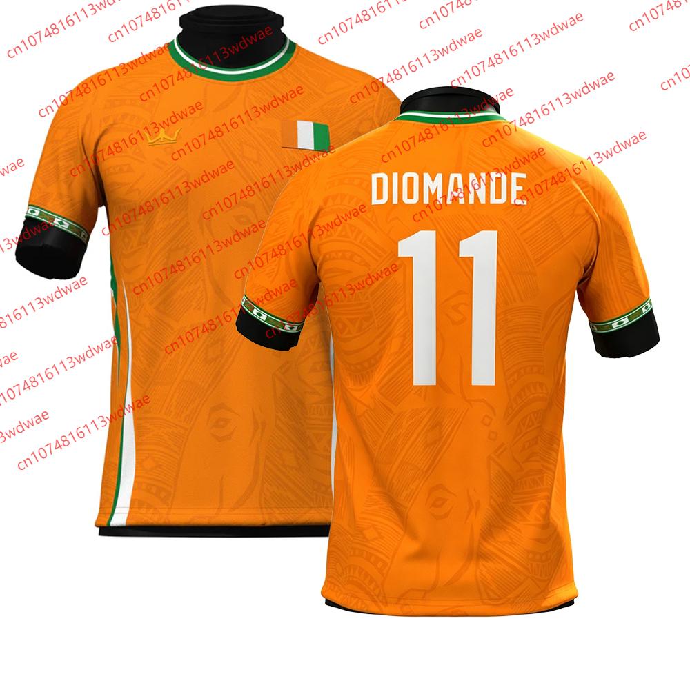 Cote D'Ivoire Style Clothing Football Jersey Quick-Drying Diomande 11 Jersey Outdoor Football Jersey Training Edition Kid Tee