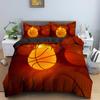 3D Basketball Bedding Set For Boy Basketball Lover Bedroom Duvet Cover Comforter Covers Twin King Size Polyester Quilt Cover