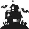 Large Halloween Stickers Spooky Castle Horror Window Decoration NH_008