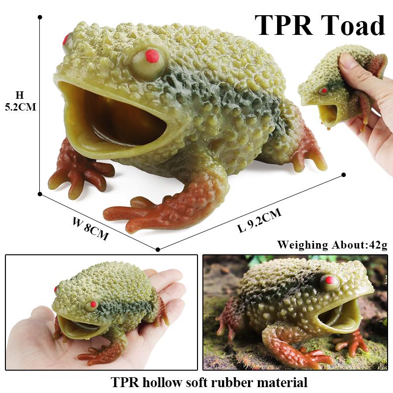 Squid Crab Octopus Frog Snails Lizard Animals Model Action Figures Anti Stress Relief Toy Kids Gift Fun Pressure Reduction