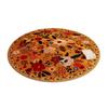 Covor Floral Absorbant Uscare Rapidă Rotund Pluș Floral Covoraș de Podea Lavabil Antiderapant Decorare Covor Living Dormitor Baie