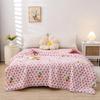 Summer Duvet Thin Quilt Printed Comforter for Home Bedspread Adults Kids Room Lightweight Blanket