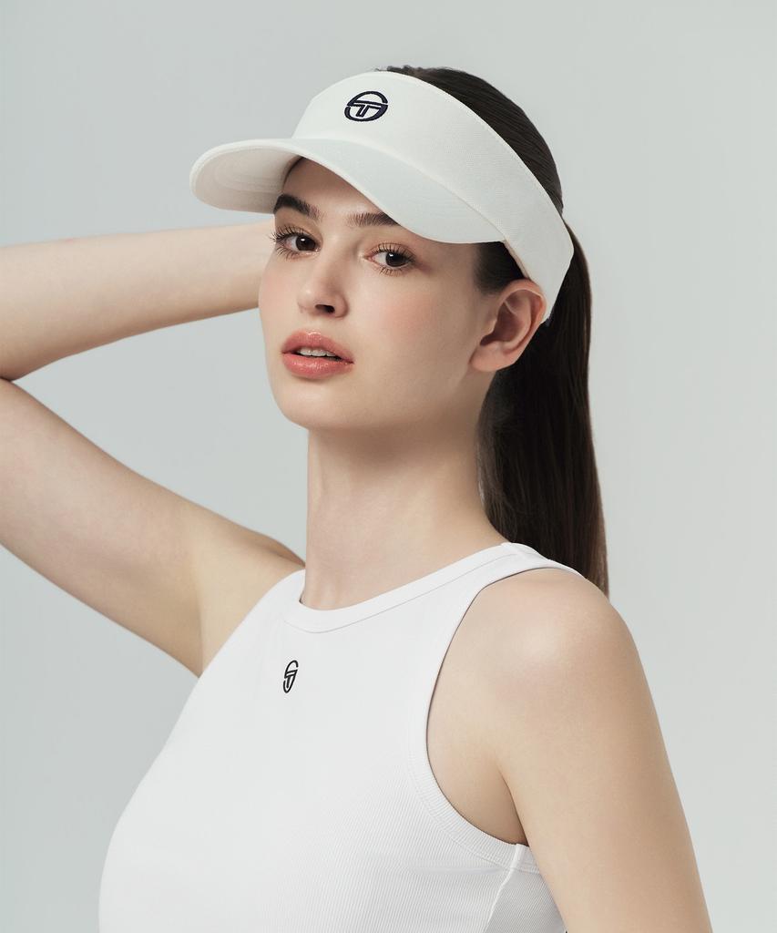 SERGIO TACCHINI U Pique Sun Visor (White)