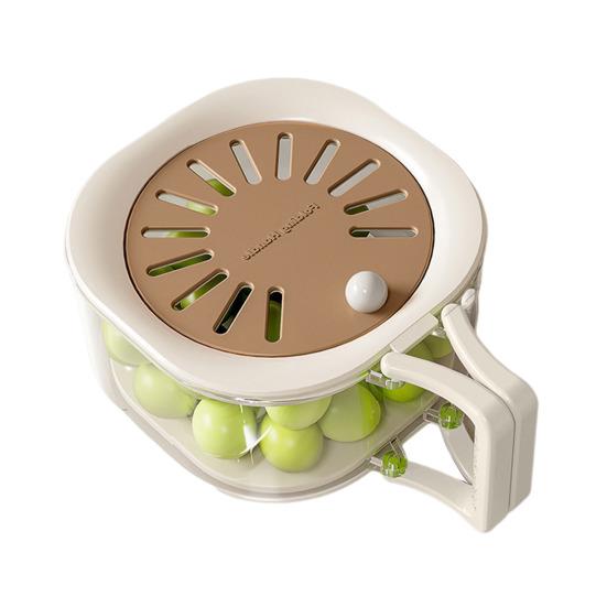 Panier d'égouttage Poignée pliable 2-en-1 Conception lavage égouttage Passoire de cuisine Bol de rangement Bol à laver pour fruits et légumes