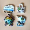 Cap Vert Afrique Océan Plage Réfrigérateur Aimant Autocollant 3D Fait Main Résine Voyage Cadeau Souvenir Collection Décoration