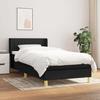 Maison Exclusive - Lattenrost mit Matratze Schwarz 90x200 cm Stoff