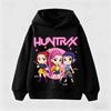 Autumn Winter Kpop Demon Hunters Printed Hoodies Fashionable Casual Warm Sports Long Sleeved Children's Boy and Girl Kids Unisex Hooded Sweatshirts