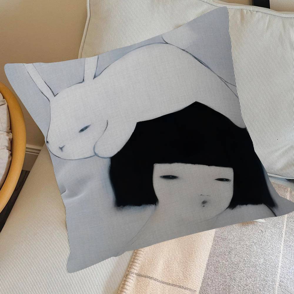 Anime Lamp Band Classic Pillow Cover Sofa Cushion Cover Home Room Decoration Children Gift