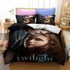 3D-gedrucktes Twilight-Saga-Bettwäscheset 3D-gedruckt Geeignet für Schlafzimmer Bettbezug-Set Mit Kissenbezügen Kinder Heimtextilien