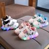 Newest Boy'S Led Lightup Board Shoes Baby Girls Sneakers Breathable Children'S Luminous Shoes Toddler Casual Flats Pink White