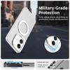 Per OPPO A3 Custodia Cover OPPO A3 Capas Antiurto Posteriore Armatura Trasparente Ricarica Wireless Anulare Magnetico Opaco Fundas OPPO A3