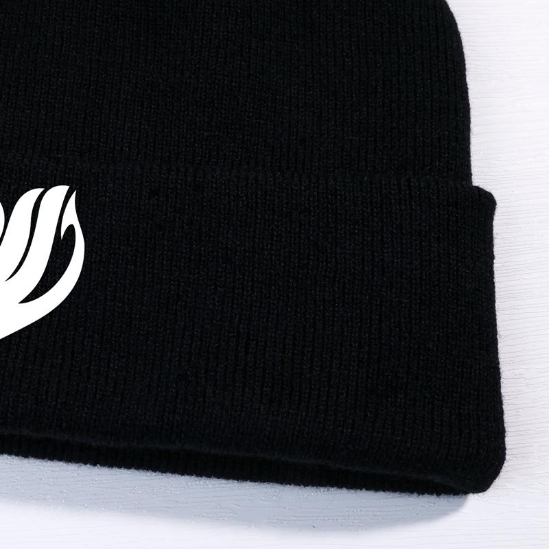 Winter Warme Mütze Anime Fairy Tail Strickmütze Mütze Unisex Druck Baumwollmütze Jugendliche Winter Strickmütze Mützen Mütze