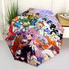 1pc Anime Characters Outdoor Umbrella - Automatic Opening/Closing, Portable 3-Fold Design, 8-Rib Iron Frame - Perfect Gift for Fans, Travelers, D