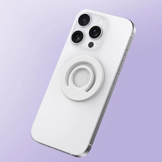Support Anneau Magnétique pour Téléphone Silicone Grip pour Téléphone Stable Doux pour la Peau Support Anneau Selfie pour une Visualisation Mains Libres