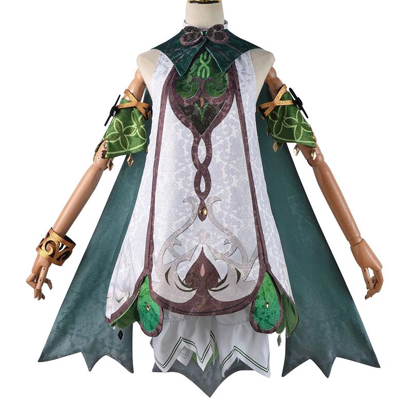Ysir Grass God Nahida Cos Embroidery Game Anime Clothing Women's Cosplay Complete Set