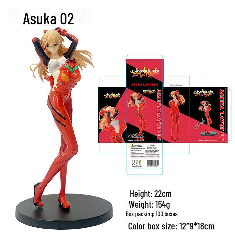Evangelion Anime – Endgültige Version: Handgefertigter Asuka & Rei Langhaarschmuck
