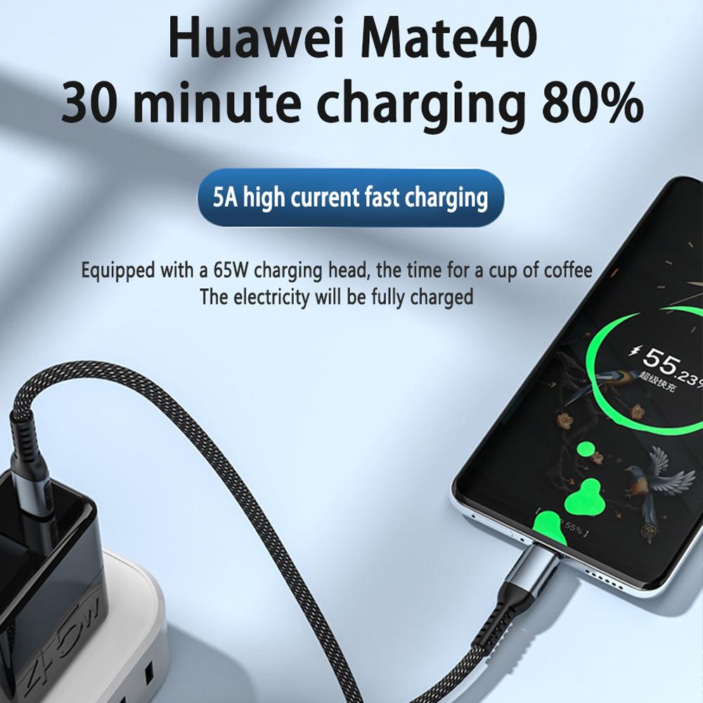 UGOURD PD240W Ultrasnelle Oplaadkabel Type Usb C 100W type c Oplaadkabel voor 15 MacBook Pro Met E-Marker chip