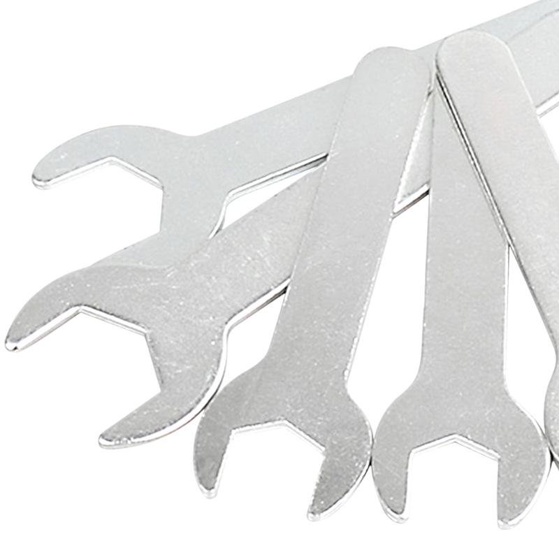 Galvanized Iron Hexagonal Open-End Mini Wrench 4/8/12MM