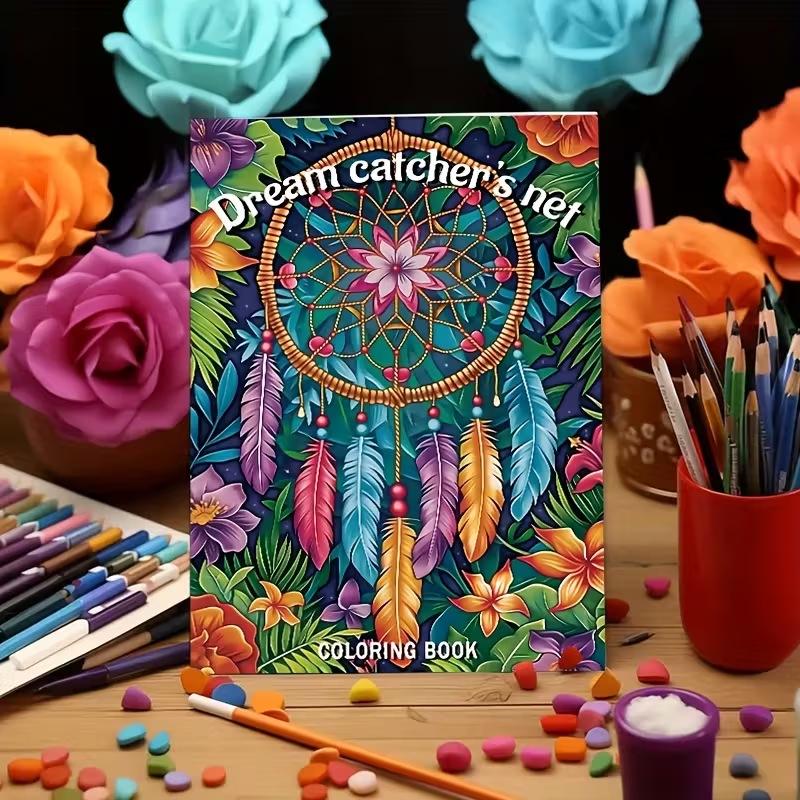 Dream Catcher A4 Coloring & Drawing Book