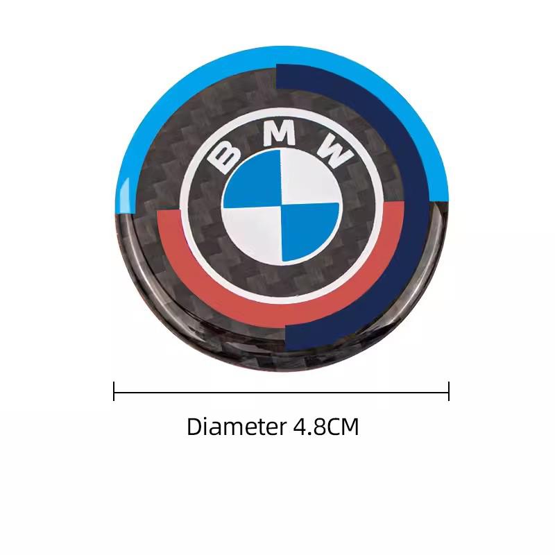 45/48mm Car Multimedia Knob Sticker Anti Scratch Cover For BMW 1 2 3 4 5 7 Series X1 X2 X3 X5 X4 X6 X7 F25 F26 G06 G05 E46 E90