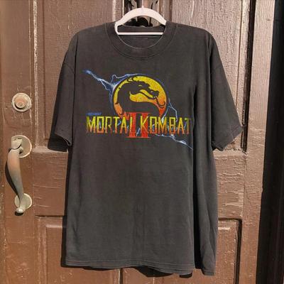 Vintage 1993 MORTAL KOMBAT Shirt Rare Design Black Unisex T-shirt Unisex T-Shirt