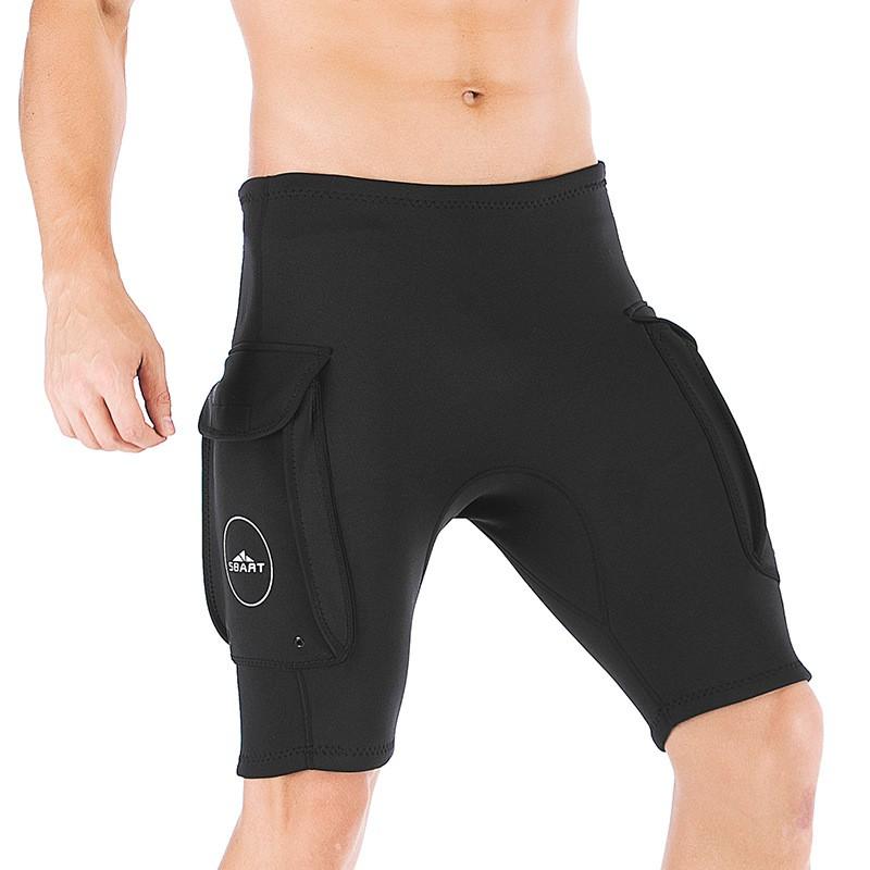 Diving Wetsuit Shorts 3mm Neoprene Warm Sun Protection Men Swimming Surfing Winter Water Sports
