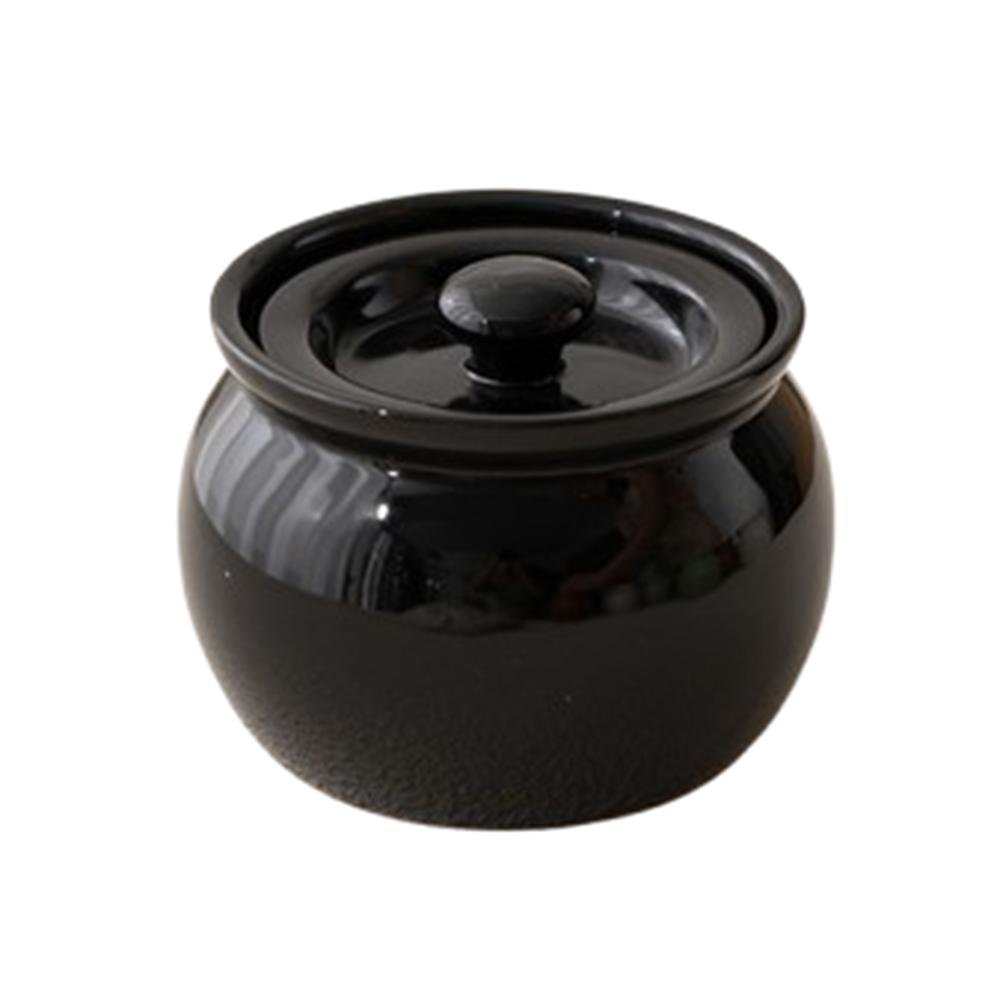 Thickened Ceramic Stew Pot 350ml/400ml Simmering Jar Convenient One-Person Soup Pot Kitchen