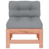 Mid Section Sofa with Cushions Solid Douglas Fir Wood