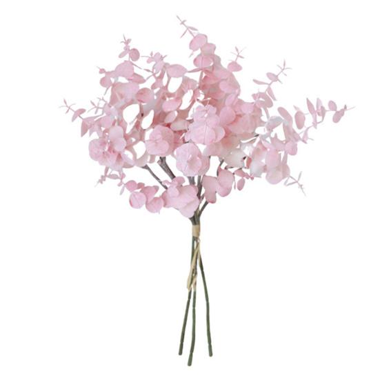 15.7" Faux Eucalyptus Leaves Stems Artificial Eucalyptus Leaves Branches Colored Simulated Fake Leaves for Home Party Wedding Decor