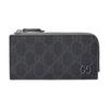 GG Logo Zipper Wallet Unisex Wallet Dark-Gray 795233-FACQC-1048