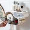 Toilet Paper Organizer Wall-mounted Waterproof PP Strong Load-bearing Tissue Rack Storage Box Toilet Bathroom Accessories