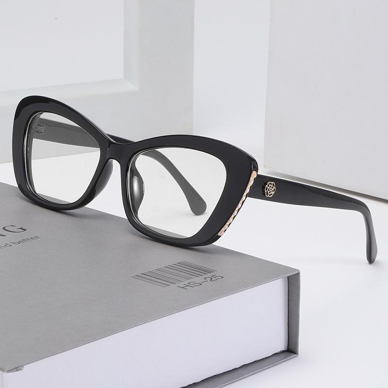 Cat Eye Glasses, Simple Flat Glasses, Trendy Personalized High-End Optical Glasses, The Same For Men And Women