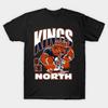 Asian Size Men Black Print T-shirt Chicago Bears Division Of Nfc North Champions 2025 No-Cut Heat Transfer Print Cotton Tshirt