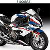 Aplicabil modelului 21 al motocicletei BMW S1000RR. Versiunea completă cu autocolante pentru vehicul, cu stickere originale din fabrică și strat impermeabil.