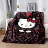 1pc Charm Hello Kitty Blanket, Seasonal Universal Home Decorative Throw Blanket, Living Room, Travel, Camping, Car Blankets, Beach, Office Naps, Perfe