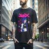 MENS WOMENS Jinx Arcane T-Shirt Japanese Anime Cartoon Jinx Arcane Graphic Shirt Gift 286