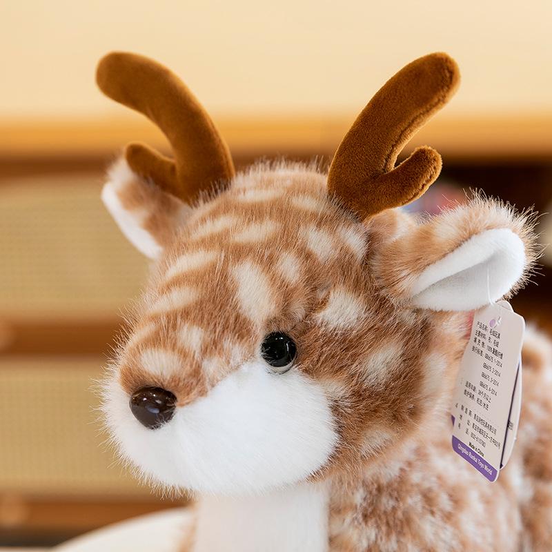 Cartoon Christmas Series Plush Dolls Festive Decoration Christmas Sika Deer Doll New Products