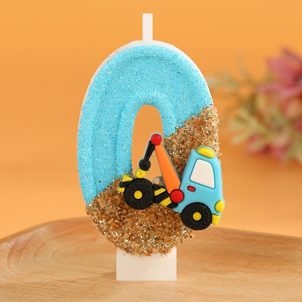 Bougie Numérique Anniversaire Petite Célébration Décoration Topper de Gâteau