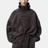 Fear of God Essentials Suede Fleece Modern Hoodie Brown Men Tops 192HO256943F
