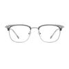 Oart Pinter GRAY CRYSTAL Square Gold-rimmed Glasses