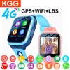 2025 NOVO Relógio Inteligente 4G Infantil GPS WiFi 1000mAh Chamada de Vídeo Rastreador Localização Chamada SOS Monitor de Retorno Relógio Telefone Smartwatch Presentes para Crianças