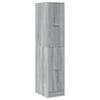 Pharmacy Cabinet Grey Sonoma 30 X 41 X 144.5 Cm Particleboard