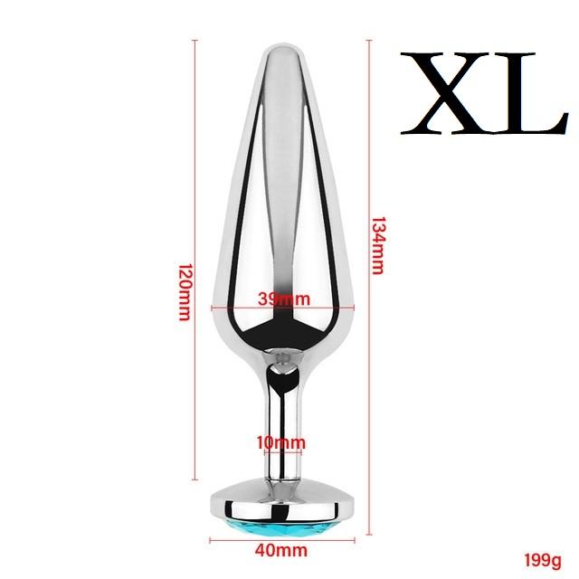 Metal Anal Beads Butt Plug Set Small Large Wearable Ass Analplug Jewelry Dilator Dildo Prosate Massager Sex Toy Man Women Shop