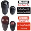 Automatic Transmission Leather Gear Shift Knob Lever Shifter Stick For For Toyota Prado 120 2003 2004 2005 2006 2007 2008