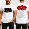 Simply Red Tour du 40e anniversaire 2025 T-shirt 3D avant arrière