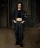 MAGOODGAN Farburn 7548 Double Knee Carpenter Wide Fit Navy Stitch Non-Fade Denim Pants